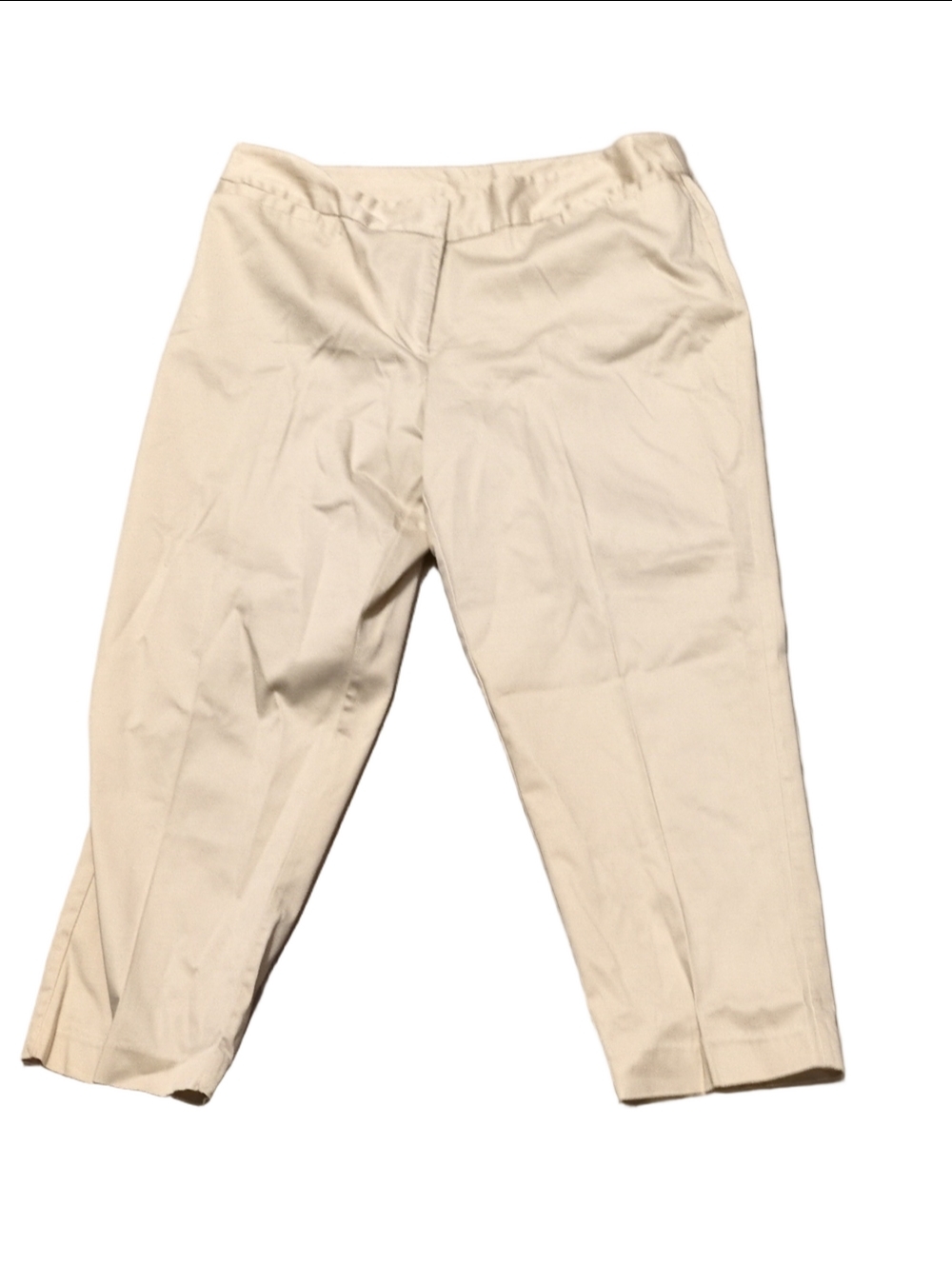 Ruby Rd. Cream Chino Pants Size 14P